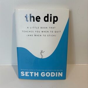 The Dip by Seth Godin - Blue and White Cover